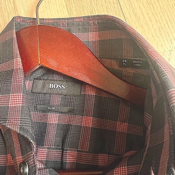 BOSS SLIM-FIT CHECKED SHIRT - MEN - MEDIUM - Picture 3 of 4